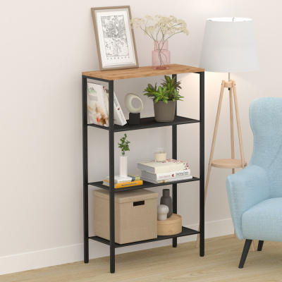 СТЕЛЛАЖ "ТОРОНТО 24" ЧЕРНЫЙ