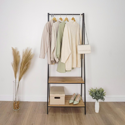 ВЕШАЛКА ГАРДЕРОБНАЯ "АЛАБАМА 22" ЧЕРНЫЙ