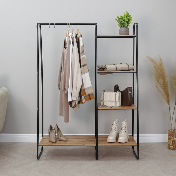 ГАРДЕРОБНАЯ СИСТЕМА "СКАНДИНАВИЯ 1", ЧЕРНЫЙ