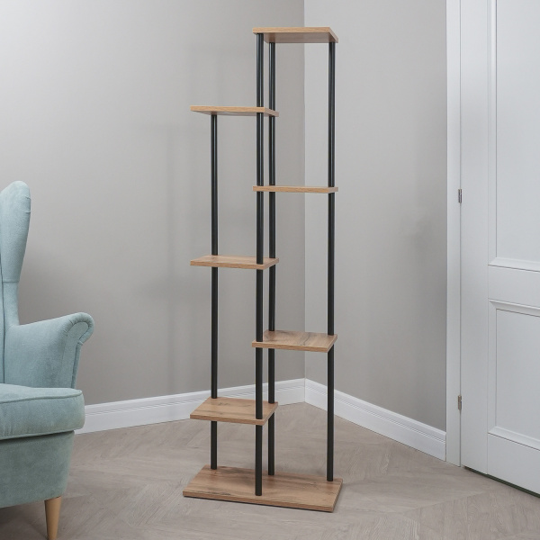 ПОДСТАВКА ДЛЯ ЦВЕТОВ "ШАФРАН 17Л" ЧЕРНЫЙ