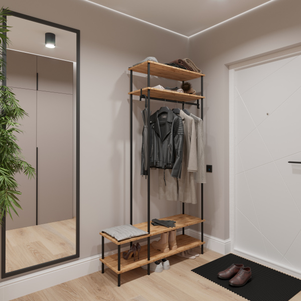 Прихожая 44 "НеШкаф" ЧЕРН