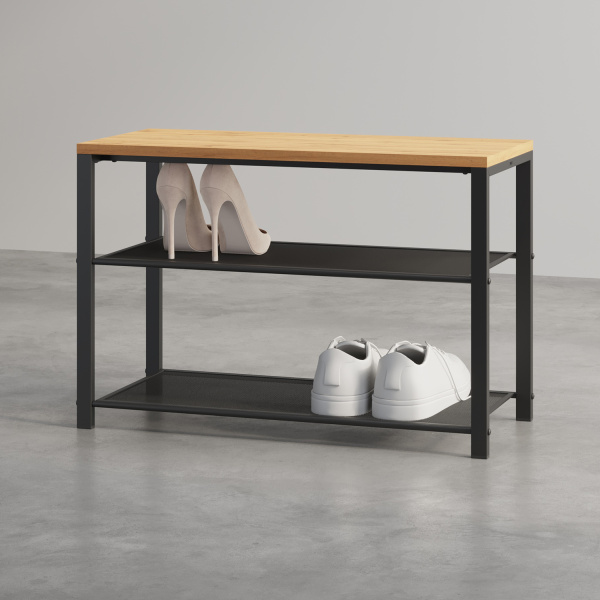 СКАМЬЯ "ТОРОНТО 23Л" ЧЕРНЫЙ