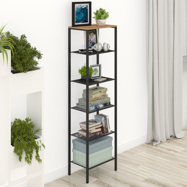 СТЕЛЛАЖ "ТОРОНТО 16" ЧЕРНЫЙ