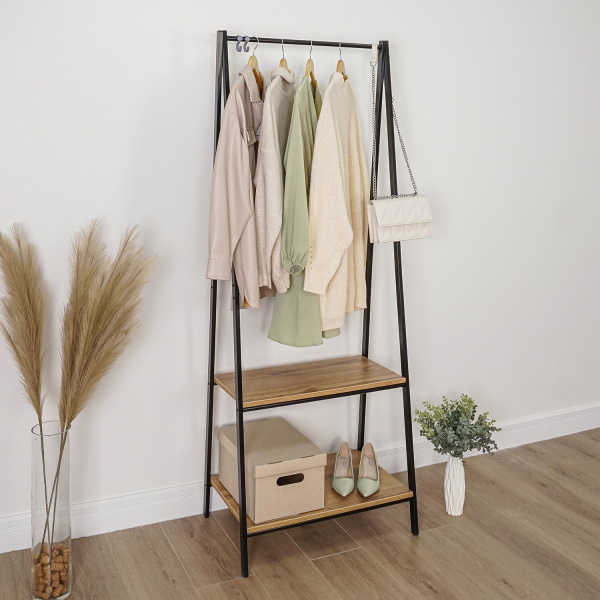 ВЕШАЛКА ГАРДЕРОБНАЯ "АЛАБАМА 22" ЧЕРНЫЙ