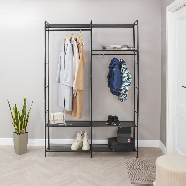 ГАРДЕРОБНАЯ СИСТЕМА "МОНАКО 57" ЧЕРНЫЙ