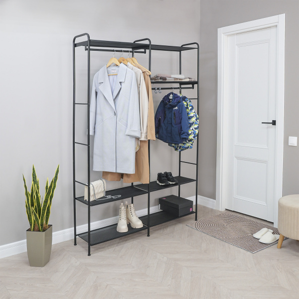 ГАРДЕРОБНАЯ СИСТЕМА "МОНАКО 57" ЧЕРНЫЙ